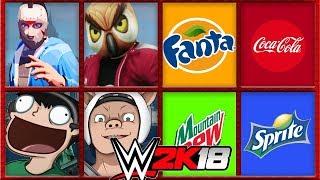 H2O Delirious, Vanoss, Daithi De Nogla & Wildcat vs. Soda Squad | Faction Wars | WWE 2K18