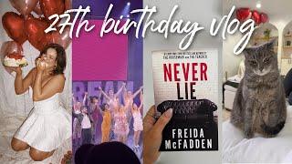 27th BIRTHDAY VLOG! photoshoot bts, trisha’s NYC broadway show, grammys, book review & MORE 