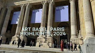 Highlights from VIP preview of Art Basel, Paris, 2024