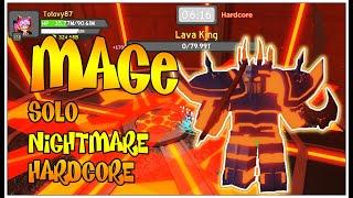 Mage Soloing Nightmare Hardcore Volcanic Chambers in Dungeon Quest Roblox -  How To w/ Tips & Tricks