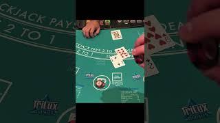 WOULD YOU HAVE DOUBLED THIS HAND IN BLACKJACK AGAINST A FACE CARD!?  #allcasinoaction  #blackjack