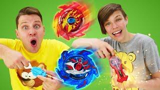 Новое видео Полицейская академия - Игровой набор BEYBLADE Burst Surge от Hasbro: устроим состязание?