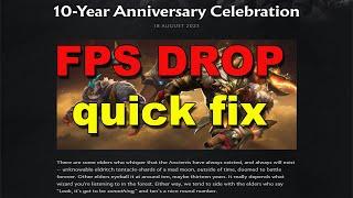 FPS drop Dota 2 10th anniversary upate quick fix (works with 7.37 )