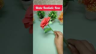 Rose paper craft #diy #viralshort watch full video on my YouTube channel#papercrafts#craft#ytshorts