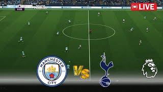 Live : Manchester City vs Tottenham | Premier League 2024 | Full Match | PES Game Similation