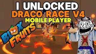 I Spend 50 Hours To Get Draco Race V4 In Blox Fruits!! and It's OP️ - Update 24 | Blox Fruits