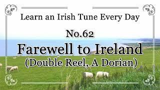 062 Farewell to Ireland (Double Reel, A Dorian) Learn an Irish Tune Everyday.