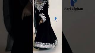 Black Velvet Afghan Kuchi Dress DM To Place An Order WhatsApp +92 316 5279262