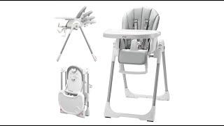 KUB 3-in-1 Foldable High Chair | Smart Baby Chair With Removable Tray and Seat | Highly Adjustable