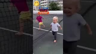 Kids are laughing together. Baby smile sound! #shorts