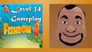 Fishdom  Level 24 finished  Gameplay #24 myGameHeaven 