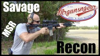 Savage MSR 15 Recon AR-15 Rifle Review (HD)