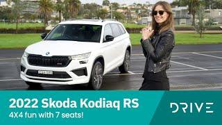 2022 Skoda Kodiaq RS Review | 4X4 Fun With 7 Seats | Drive.com.au