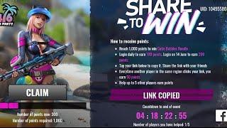 Garena Free Fire Share to win