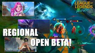 LoL WILD RIFT Regional Open Beta and New Patch!