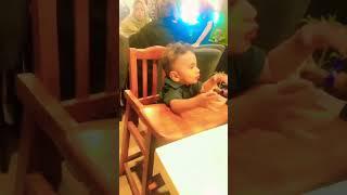 He’s clapping  || babies time|| haziq x wamiq|| #viral #short #shortvideo