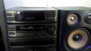 Antigão Som Da Sony Antigo Anos 90 FH 8900 Funcionando Só A Rádio E Phono (02)