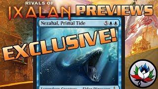 Exclusive Rivals of Ixalan Preview – Nezahal, Primal Tide!