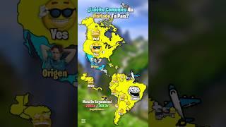 ¿Luisito Comunica Ha Visitado Tú País? ️  #map #geography #mapper #mapping #countryballs #shorts