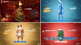 Fortnite All Christmas Presents (2019 vs 2023)