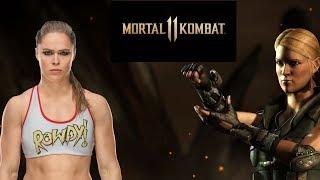 MK11 Box Art, Sonya Blade voiced by Ronda Rousey...?