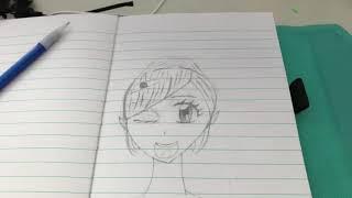 Drawing anime! Thanks to Learn2DrawManga