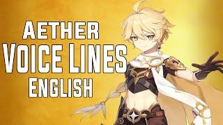 Aether (Traveler) & Paimon - Voice Lines (English) | Genshin Impact 1.1