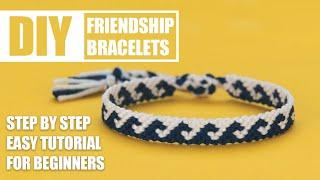 Waves Ocean Beach | Friendship Bracelets Step by Step Tutorial | Easy Tutorial for Beginner