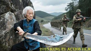 2025 Kung Fu Action Film: A centenarian old woman, a hidden Kung Fu master, wipes out an entire unit