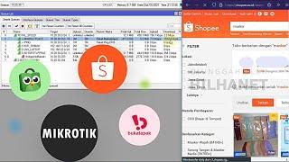 Tutorial Mikrotik Pisah Trafik Marketplace: Shopee, Tokopedia, Bukalapak (Toko Online)