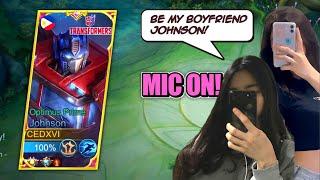 THIS RANDOM GIRL IS SIMPING ON MY JOHNSON MIC ON WTF!?