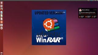 How to install WinRAR on Ubuntu