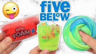 FIRST TIME TRYING FIVE BELOW SLIME REVIEW! Is It Worth It?