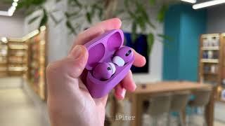 Беспроводные наушники Apple AirPods Pro Full Color в футляре с беспроводной зарядкой (Фиолетовый)