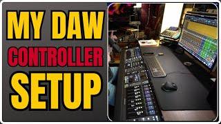 Solid State Logic UF8, UC-1, UF-1 DAW Controllers | Custom Stand & Workflow