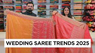 NEW Wedding Saree Trends 2025 | Wedding Saree Collection Party & Traditional