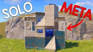 How To Build a Cheap SOLO BUNKER Base - Rust base design