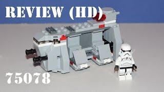 LEGO Star Wars Imperial Troop Transport Review Set 75078