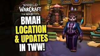 Black Market Auction House (BMAH) Location In The War Within? WoW TWW | Dornogal | BMAH