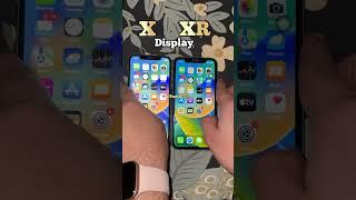 iPhone X display vs iPhone XR display ️