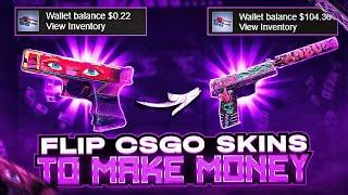 How To FLIP CS2 SKINS And MAKE MONEY ONLINE In STEAM For 2024