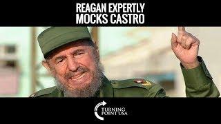 Ronald Reagan Expertly Mocks Fidel Castro's Socialism With Clever Joke!