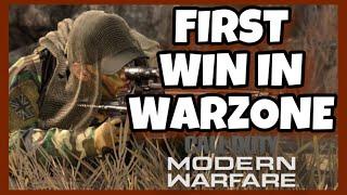 FIRST WARZONE WIN - Call of Duty: Modern Warfare