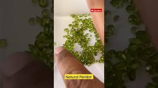 Peridot Natural Small Shapes #shorts #viral #peridot #gemstones