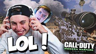 THE FUNNIEST TRICKSHOT 6 MAN EVER w/ FRIENDS #2! (Modern Warfare Remastered Trickshotting)