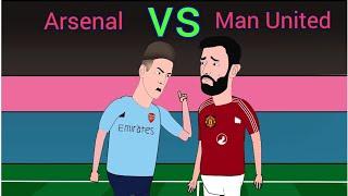 MANCHESTER UNITED1(vs)1 ARSENAL//Be (sure to see this football animation)