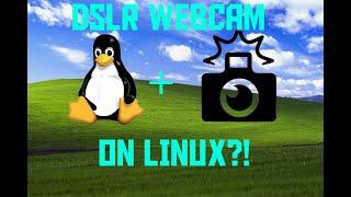 DSLR as a webcam, on LINUX?!?