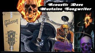 Gibson Acoustic Dave Mustaine Songwriter Limited Edition Signed 1/100 Made Unboxing!!!!!!