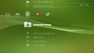 Configuration Manager v0.20 (PS3 XMB MOD)