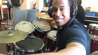Joshua Crawford on drums live